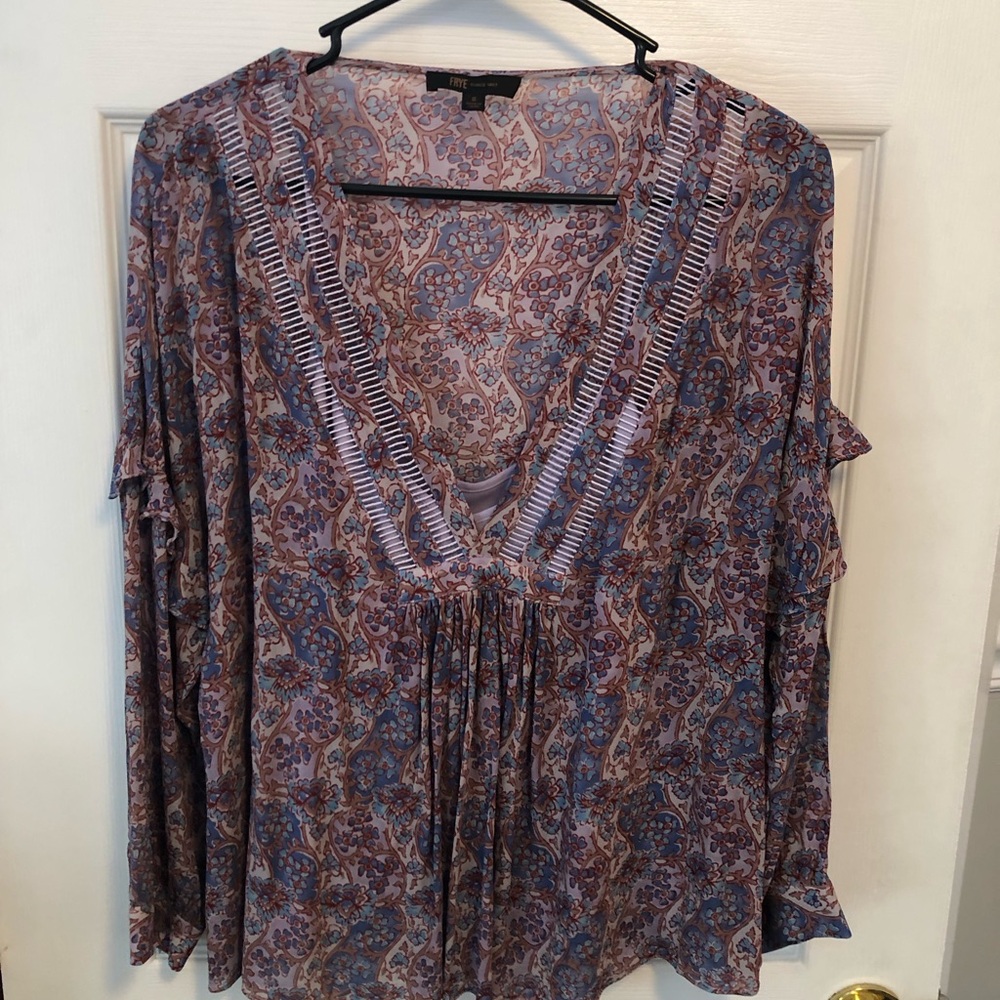 Frye V-Neck Women's Top